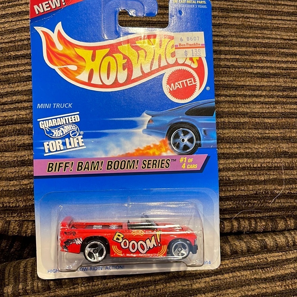 Vintage 1996  Hot Wheels Biff! Bam! Boom! Series #1 Mini Truck